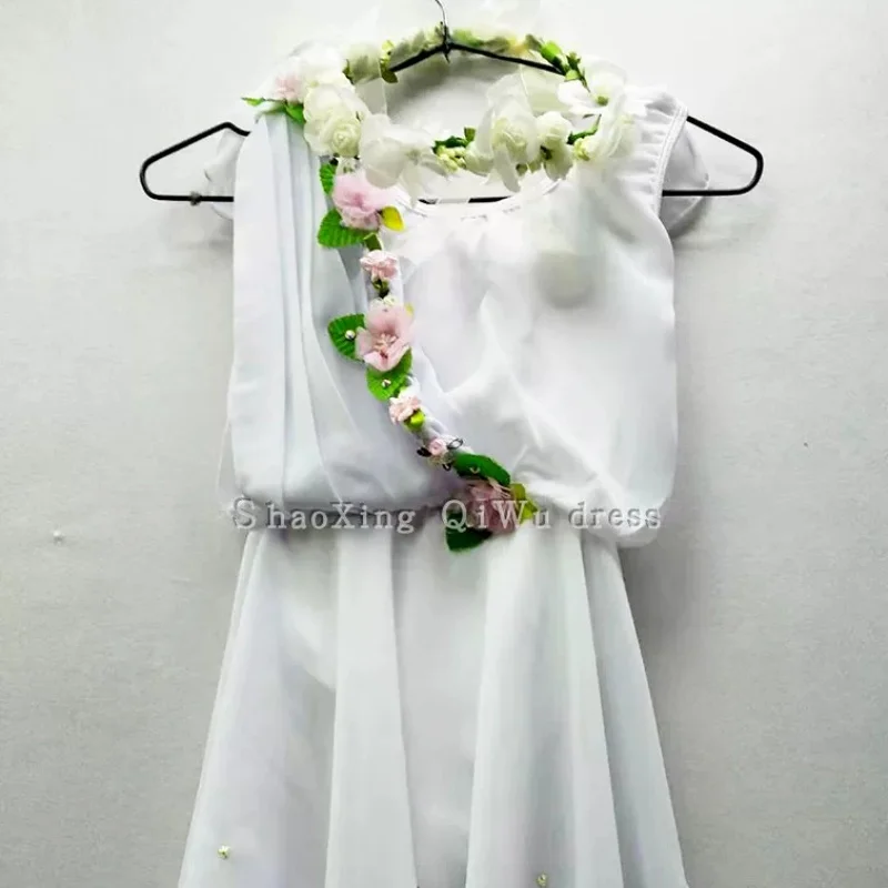 Performance costume ballet Cupid variation chiffon skirt