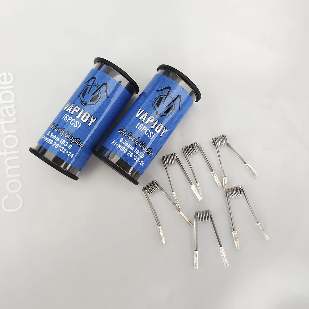 12/6pcs Tube Wire 26x32+24AWG A1+Ni80 InterLock Wire ID3.0 0.3ohm Resistance Accessary