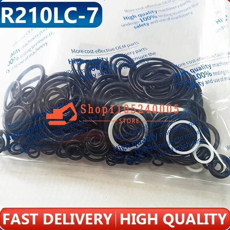 

Комплект уплотнений регулирующего клапана для ремкомплекта уплотнения клапана распределителя 210LC-7 Уплотнительное кольцо R210LC-7