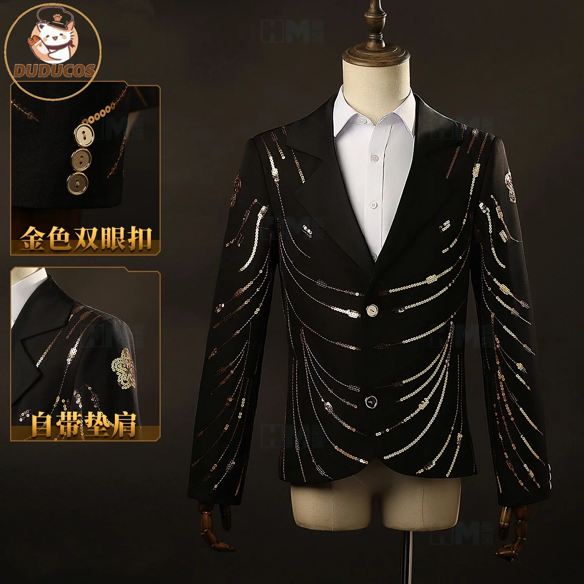 

Костюм Бобби для косплея【S-2XL】DUDU-R Хэллоуин Agent Mira Rumi Zoey Bobby Косплей Черный костюм Мужской костюм Плюс Размер