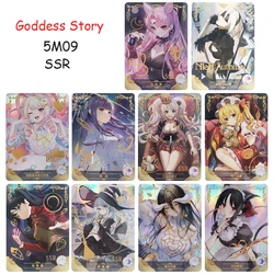 Dea storia 5 m09 serie SSR Tohsaka Rin Albedo Shinomiya Kaguya collezione di giochi Anime Rare Bronzing Flash Card ragazzi giocattoli regalo