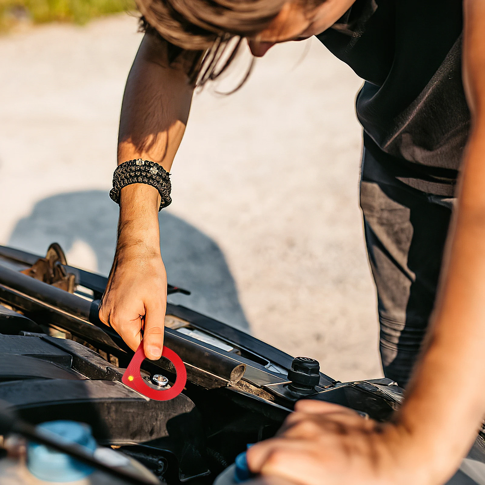 

2pcs Car Ecu Test Coil Auto Diagnostic Anti- Detection Security System Coil Automotive Induction Locks Cards Led Flash