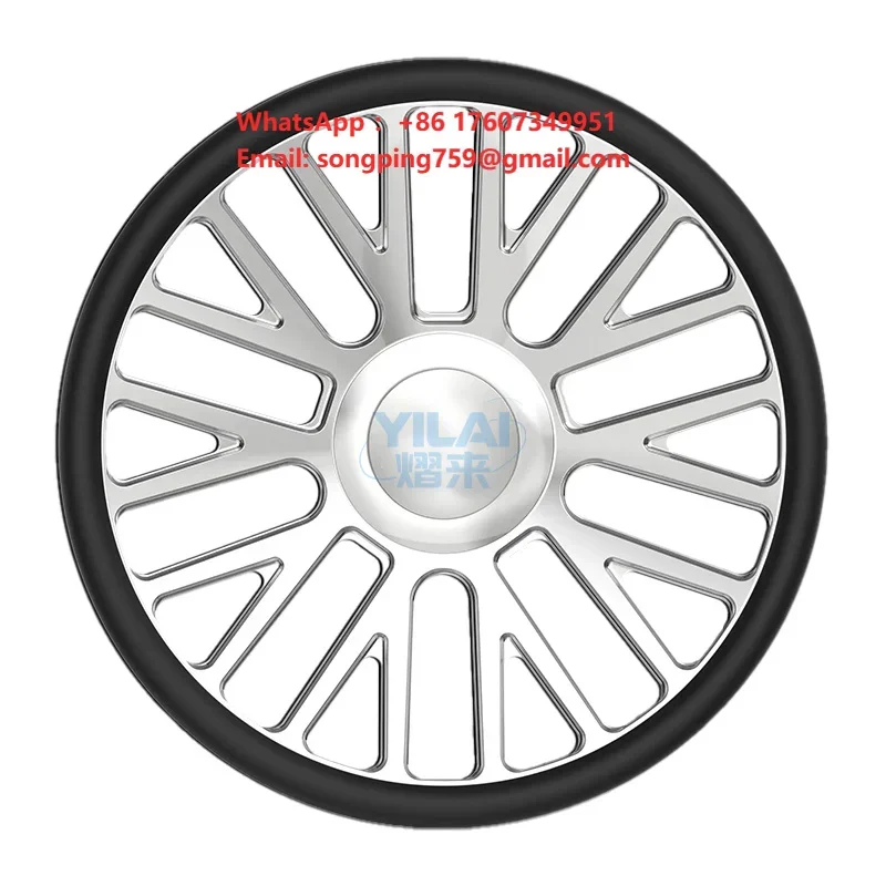New High Quality 14 15 Inch Custom Forged Brushed Silver Gold 6061 Aluminum Alloy Automotive Universal Steering Wheel