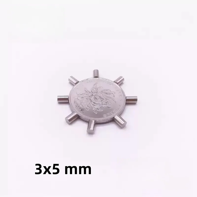 3x5 mm round magnets can be flexibly used for refrigerator attachment, office document fixing and DIY crafts 3x5 mm