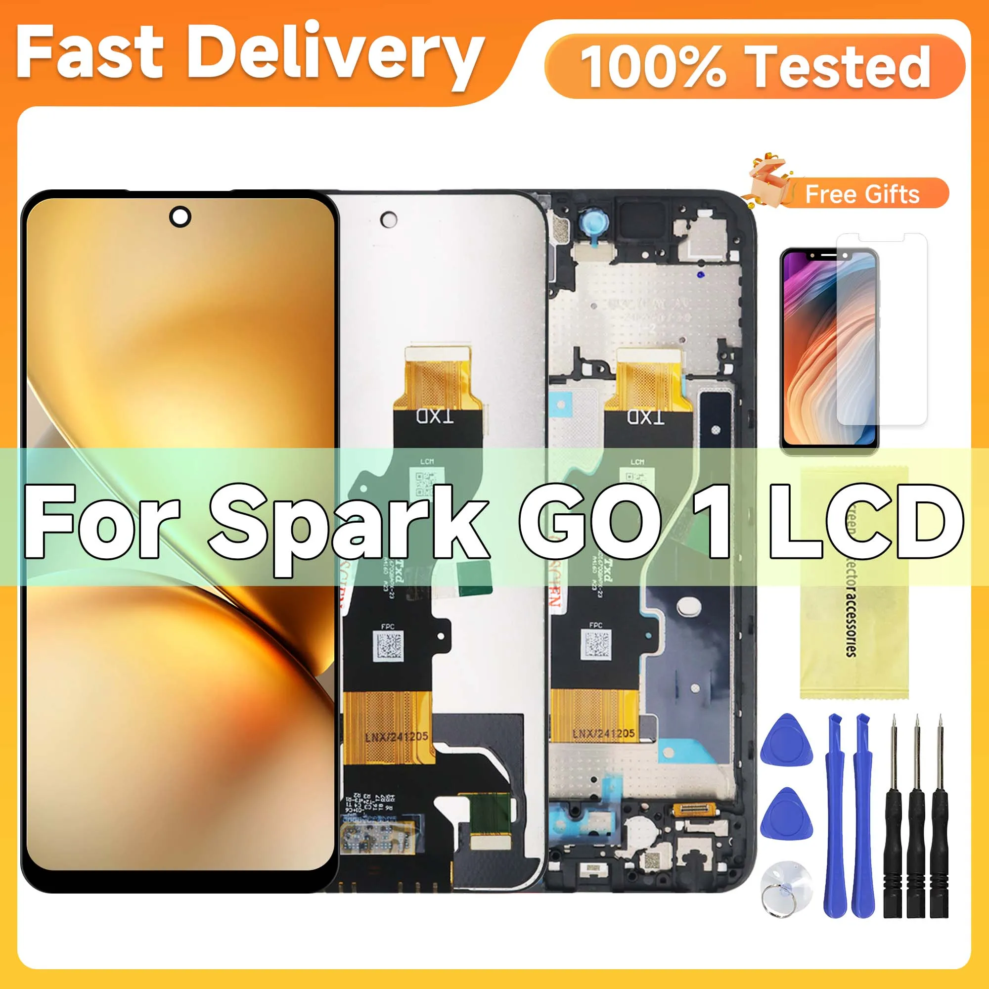 Tecno CH: Il mio esperienza con lo schermo originale per Tecno Spark Go 1 (LCD 6,67) – Riparazione reale dopo un caduta