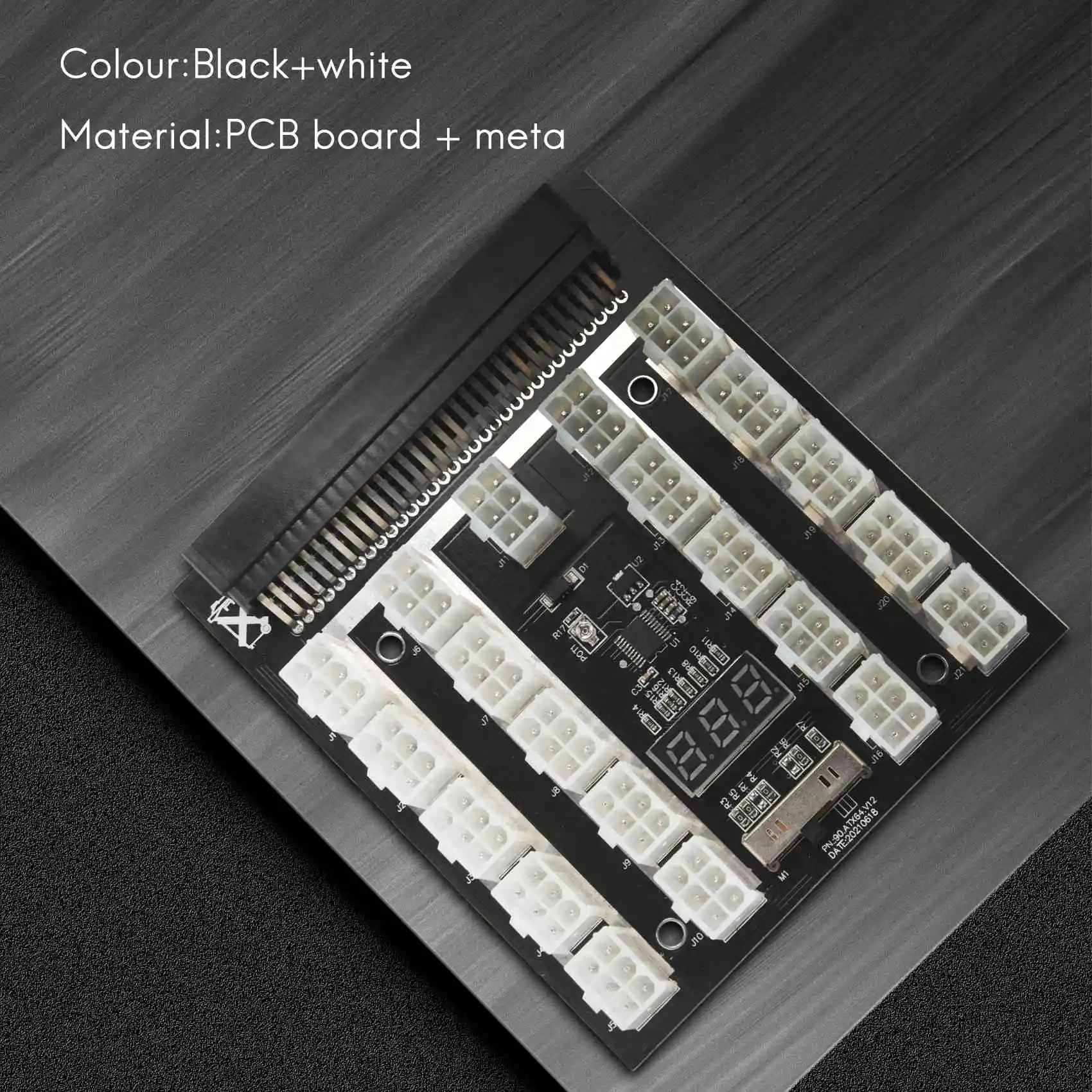 Alimentação do Servidor Breakout Board, adaptador de energia, 12V, PCI-E, 21X6 Pin