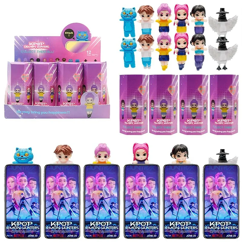 2025 Hit sprzedaży\\ K-pop Demon Hunters Blind Box ^Seria Figurki Anime Ozdoby *&*Prezent Urodzinowy dla Fanów i Dzieci Losowa Blind Box