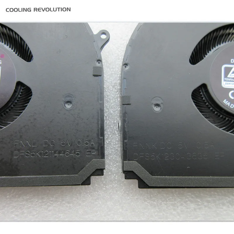 Imagem -04 - New Cpu Laptop Original Ventilador de Refrigeração para Razer Lâmina 14 2023 Rz090370 Ryzen 5900hx Rtx3070 3080 Gpu Fnnk Fnnl Dfs5k121144645