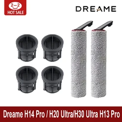 Original Dreame H14 Pro / H20 Ultra/H30 Ultra H13 Pro Floor Scrubber Vacuum Cleaner Roller Brush Hepa Filters Accessories