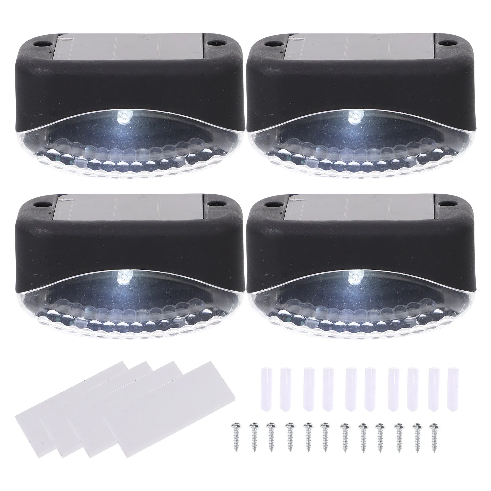 

Lawn Lights Solar Powered Outdoor for Steps LED Deck Waterproof Stairs Driveway Lighting Sunlight Lamp
