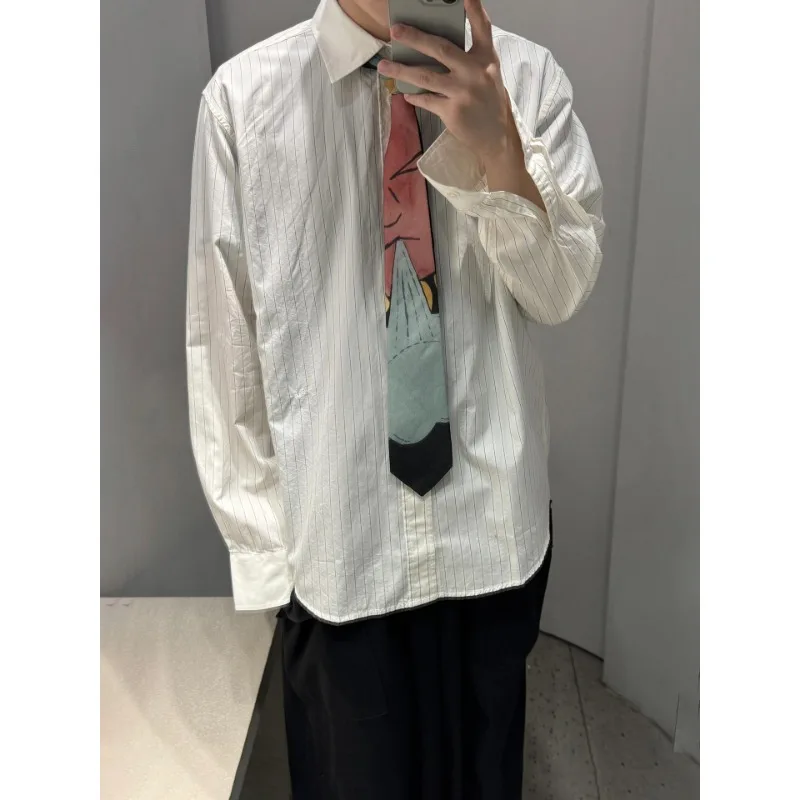 25AW High Street Our Legacy الرجال النساء عارضة أزياء قميص الرجال قمصان مريحة قمم الملابس الرجالية #4