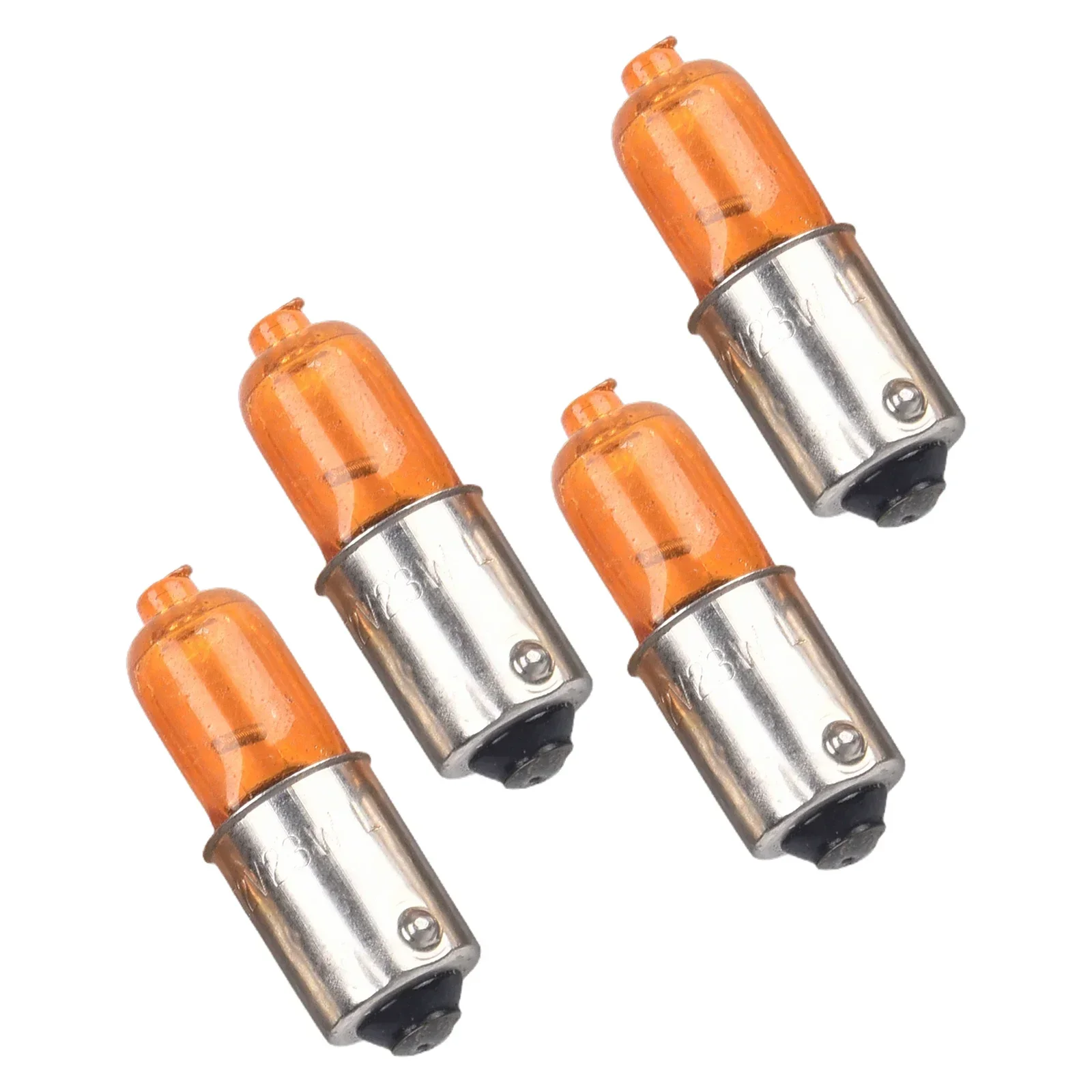 Indicator Bulbs Motorcycle Turn Signal 12V 23W Amber BA9S Base For Auto Car Halogen Light Miniature Replacement