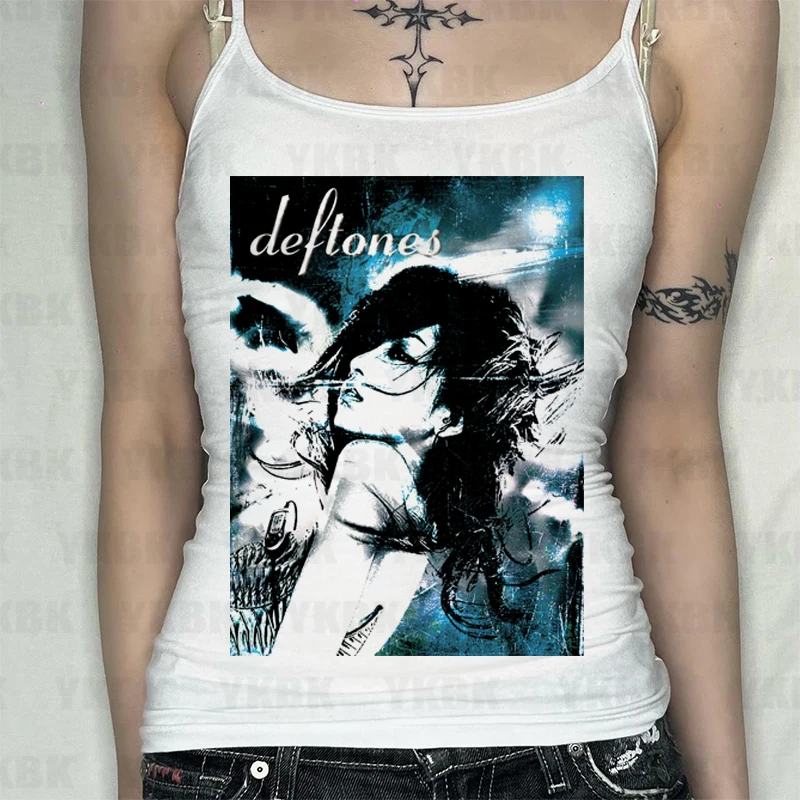 Y2K Esthetische Zomer Streetwear Gothic Harajuku Grafische Print T-shirt Vrouwen Vintage Crop Top Hot Girl O-hals 90s Casual Anime