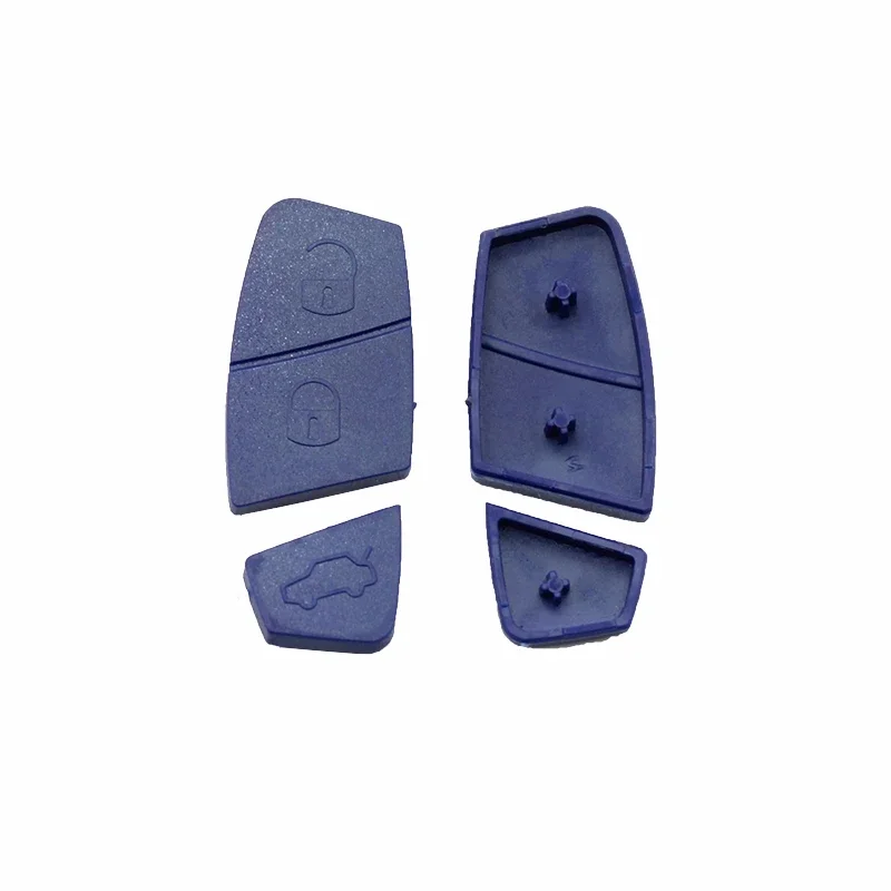 Cocolockey Rubber Key Pad Buttons In Black Color Fit For Fiat Punto Ducato Stilo Panda 3 Buttons New Replacement Pad 20pcs/lots