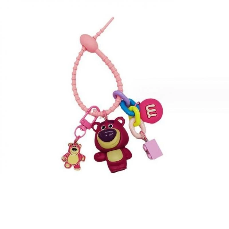 Kawaii Anime Cute Toy Story Buzz Lightyear Woody Lotso Alien Keychain Pendant Cartoon Bag Pendant Toy