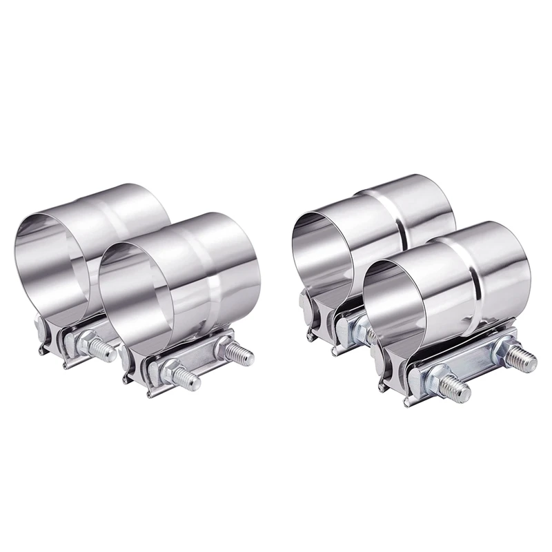 

Зажим для выхлопных газов, соединительная лента для выхлопных газов, соединительная муфта из нержавеющей стали (2 шт.)