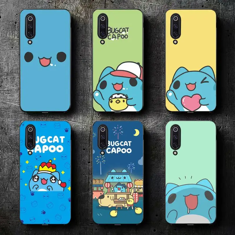 Love Comic Cat Bugcat Capoo Phone Case For Samsung Galaxy S10 S20 S21 Note10 20Plus Ultra Shell