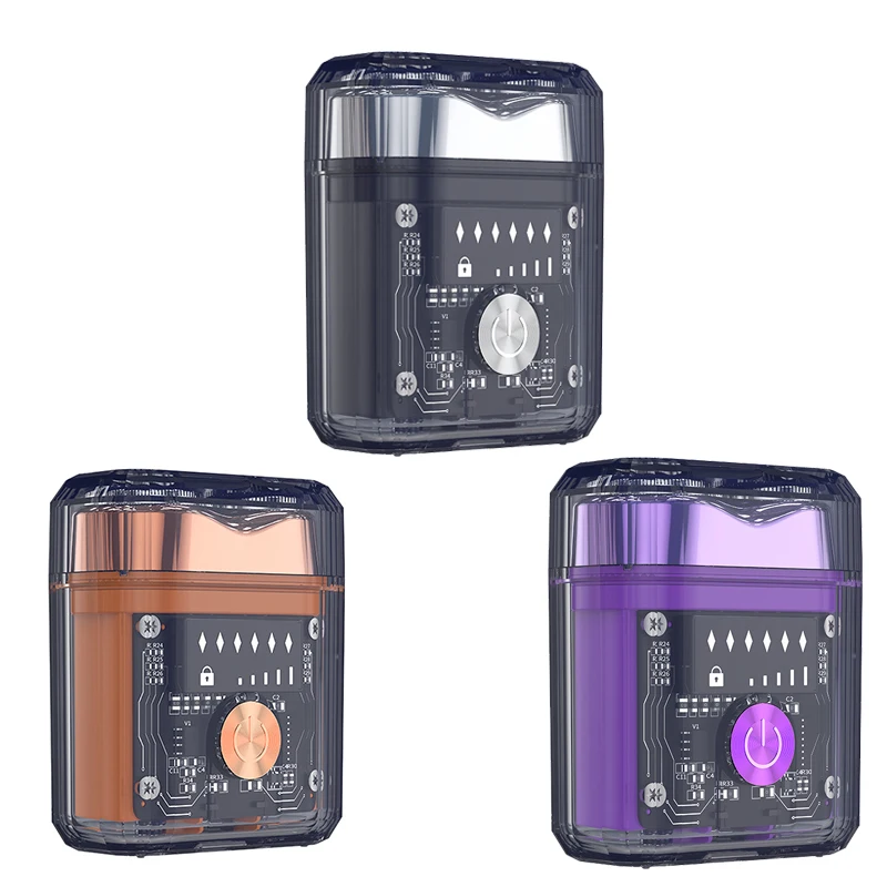 

New Electric Shaver Mini Transparent Two-Way Shaver Can Be Washed Long Endurance Portable Travel Men Razor