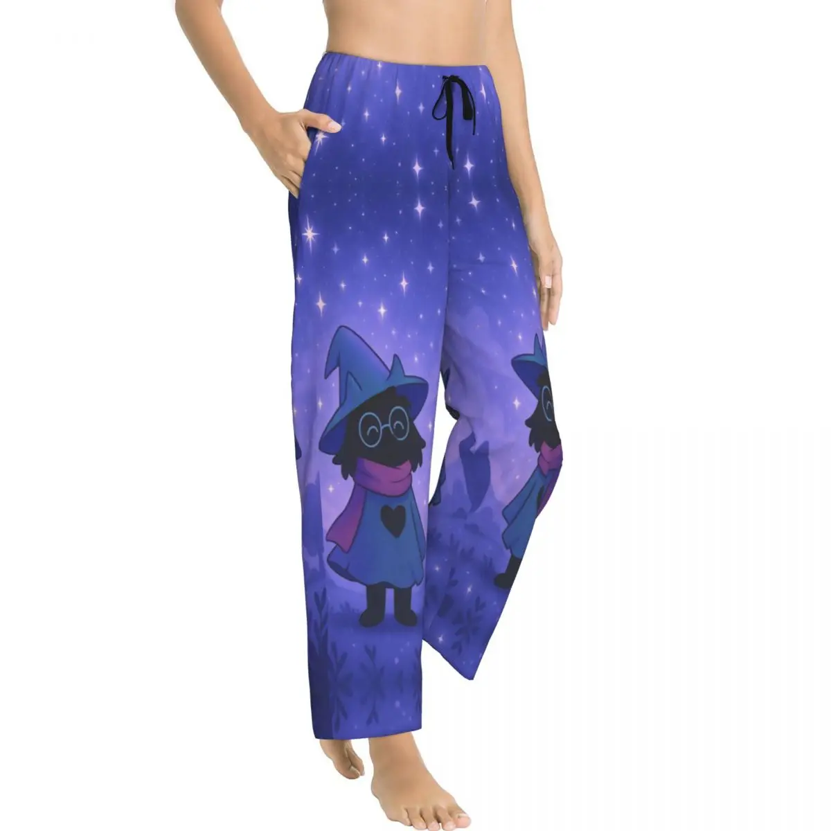 Deltarune Ralsei Game Women Lounge Pants Comfy Pajama Pants Dorm Pajama Bottoms