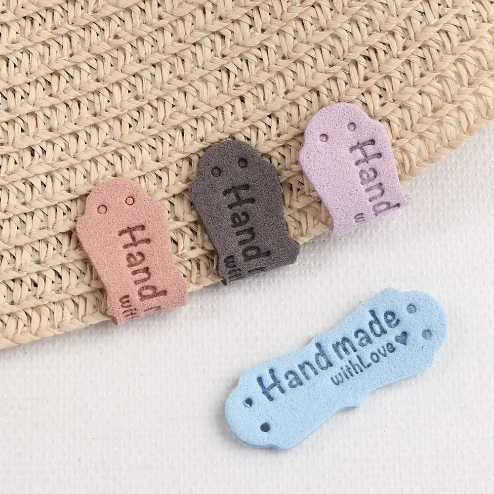 20PCS Handmade Hats Bags Sewing Accessories Clothes Tags Hand Made With Love Label Garment Labels