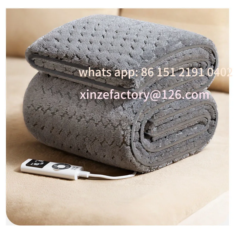 

Customizable Electric Blanket Adjustable Temperature Home Heating Pad Machine Washable Dual Control Electric Quilt