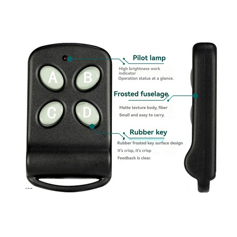 ABSQ-Бабочка Тип Пульт Дистанционного Управления Копия Ключа Электрического Автомобиля Копирование Рулонные Жалюзи Дверь Гаража Универсальная Копия