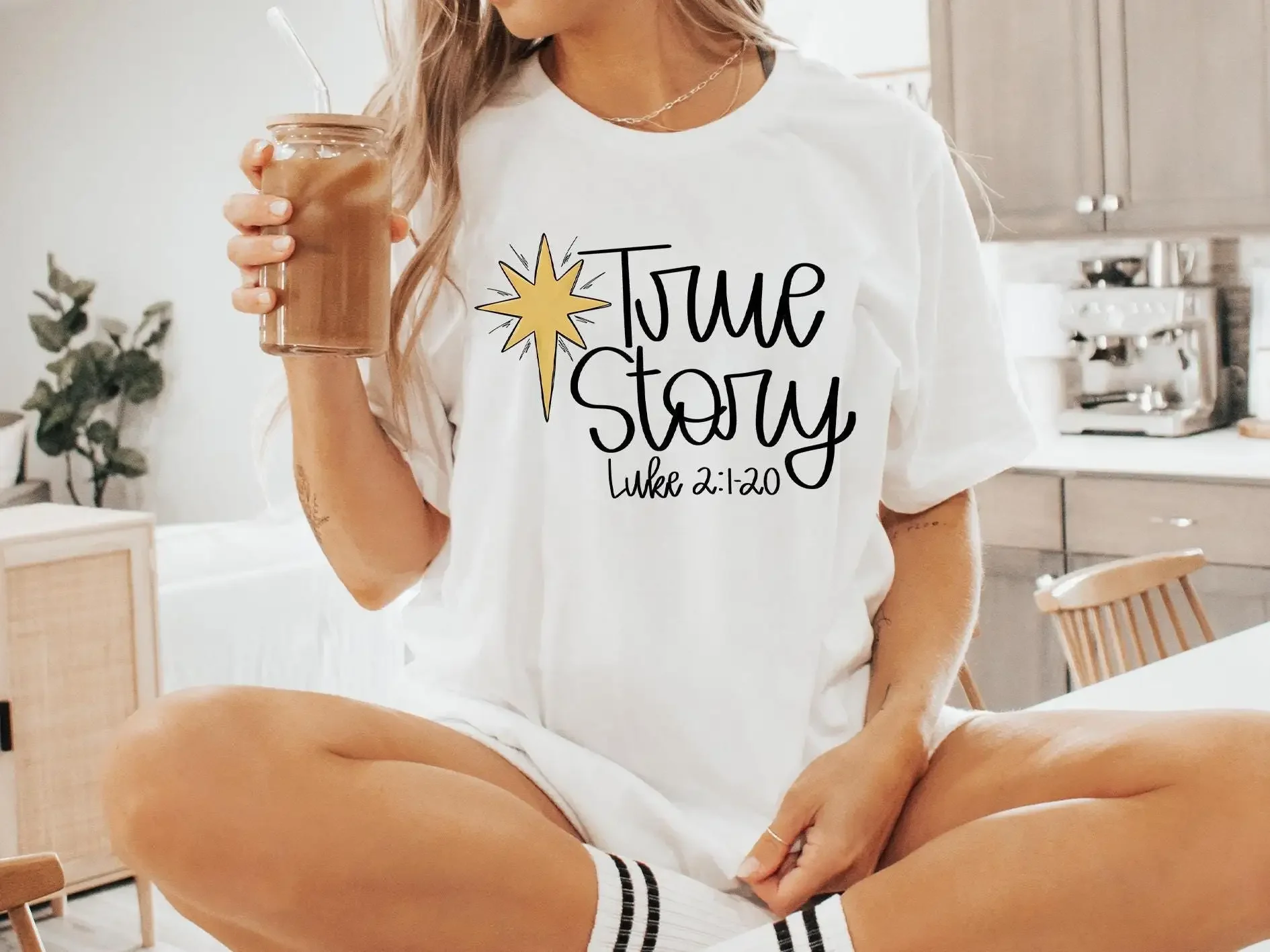 True Story Nativity Christmas T Shirt Jesus Faith Based