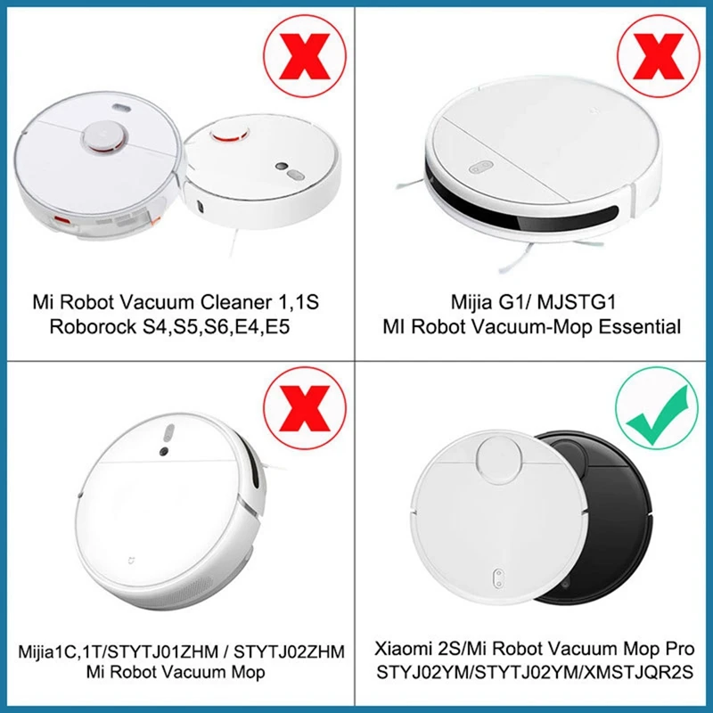 Filter für Xiaomi Roboter Vakuum Mop 2s mi Roboter Vakuum Mop p Mijia Mop Tücher Hauptseite Bürste fit xmstjqr2s styj02ym