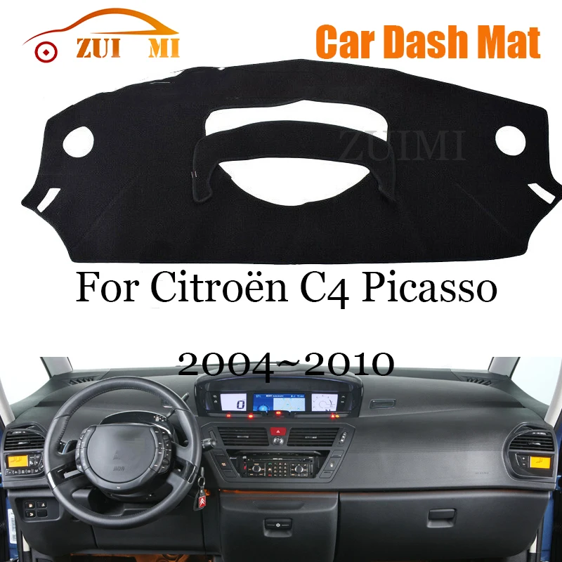 

ZUIMI Dashboard Cover Dash Mat Dashmat For Citroën C4 Picasso 2004~2010 LHD Dash Board Cover Pad Sun Shade