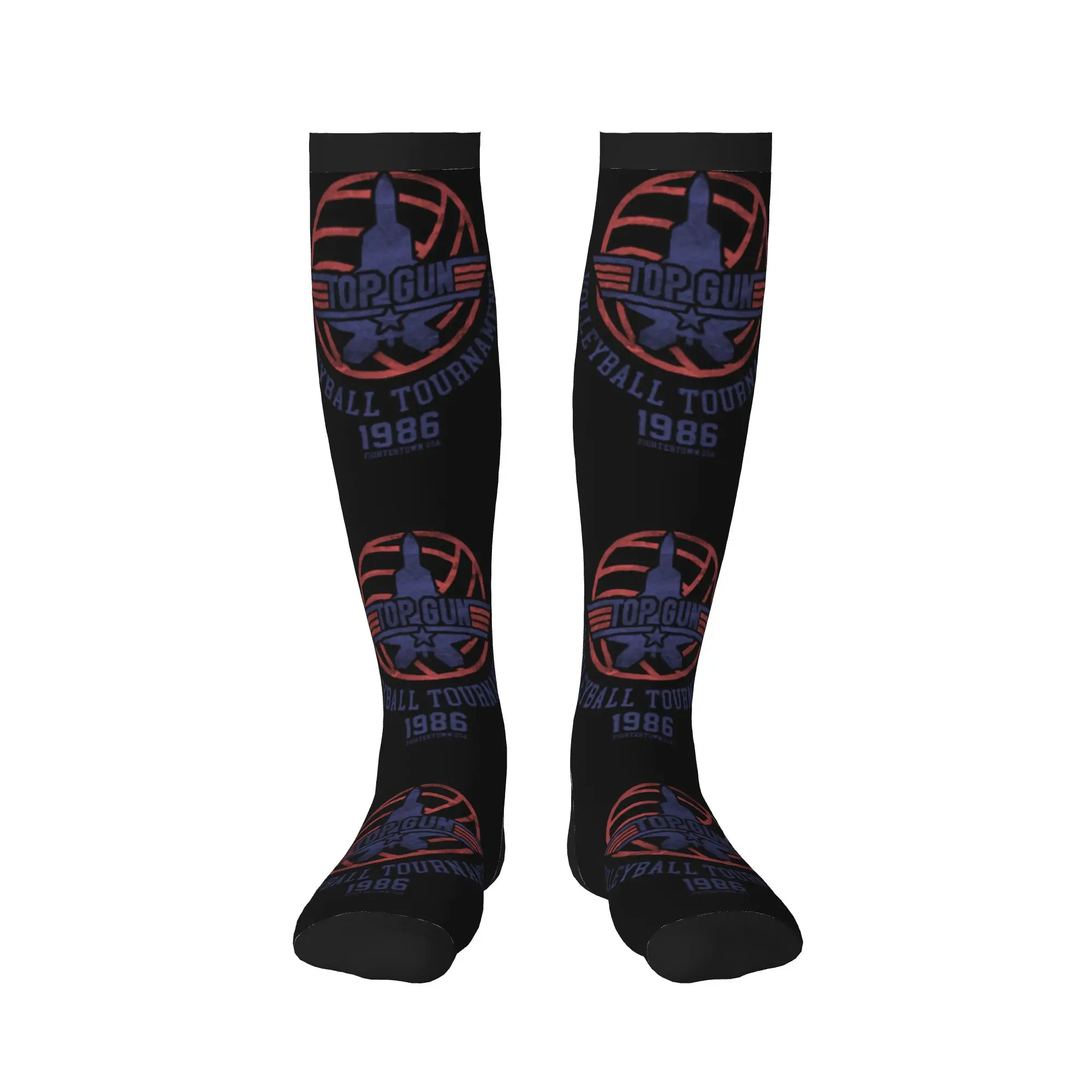 Top Gun Maverick Tom Dress Socks Mens Womens Warm Fashion Novelty Adventure Tv Movie Sports Compression Socks