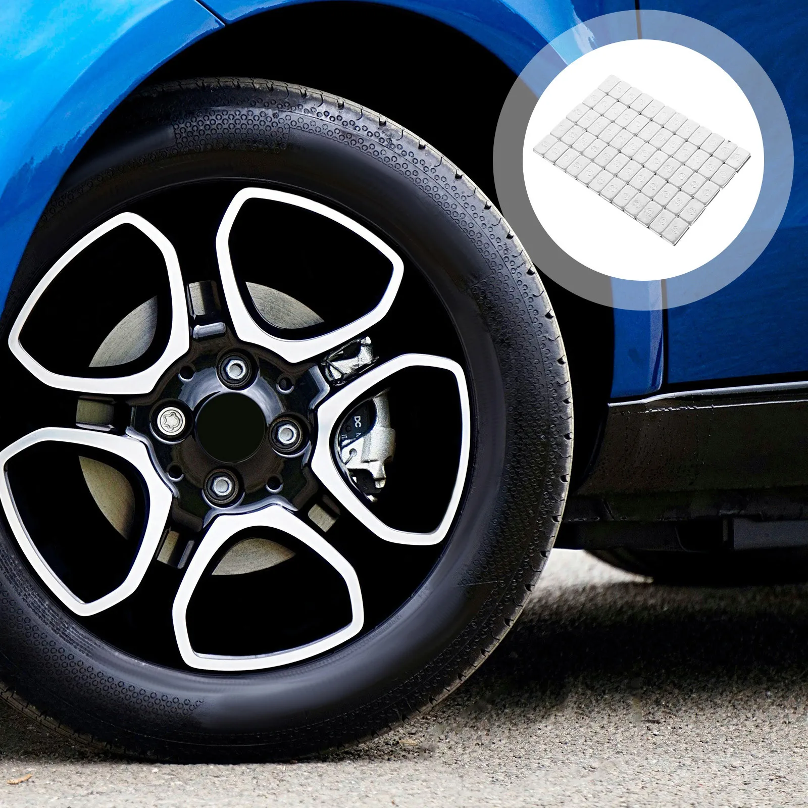 

5 Strips Adhesive Wheel Weight Replacement for Cars Motorcycles Suvs Atvs Stick-on Tire Balance Wheels Stability Vibration