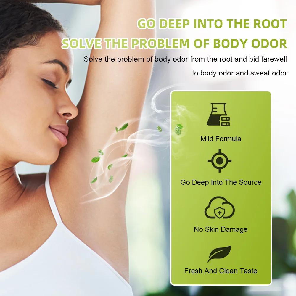 

Body Odor Remove Cream Underarm Bad Smell Sweating Removal Armpit Refreshing Antiperspirant Lasting Aroma Deodorant Body Care