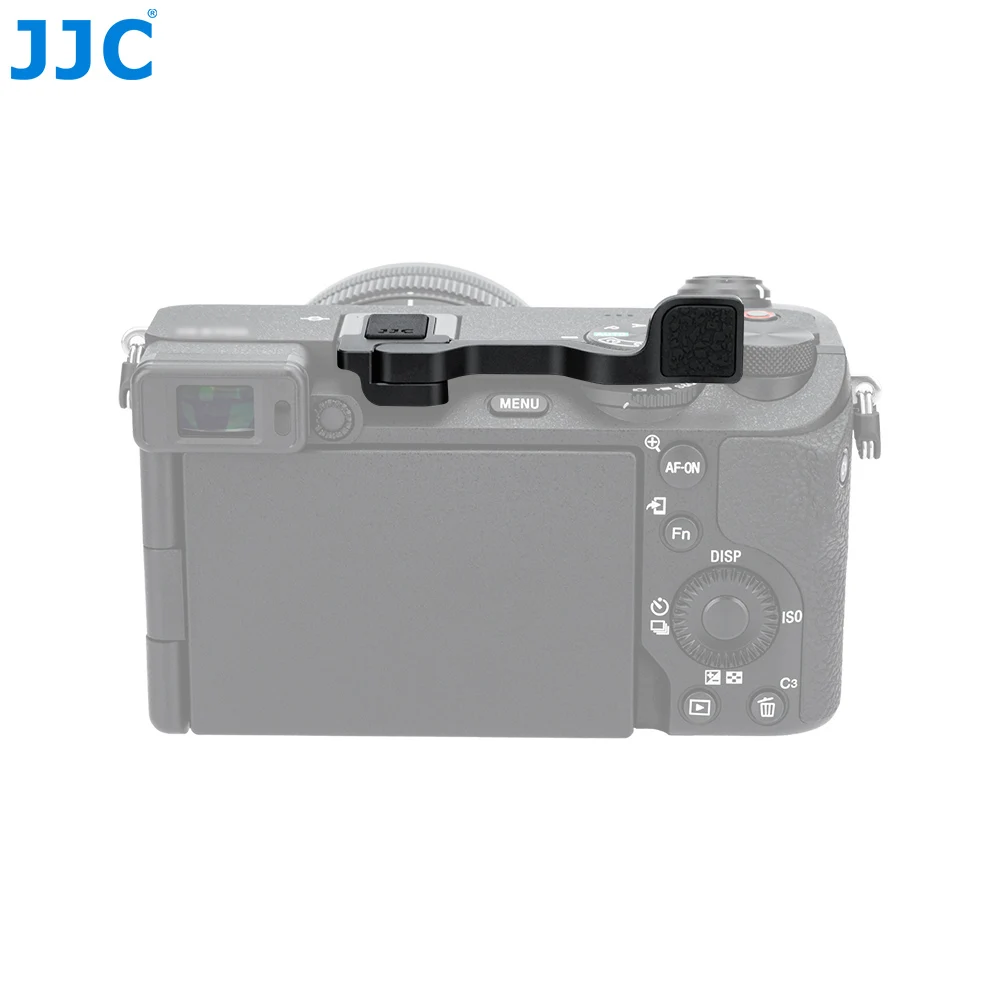 JJC Deluxe Metall Daumengriff für Sony A6700 Kamera Fingergriff Metall Daumen hoch Blitzschuh Handgriff Blitzschuh hergestellte Halterungsabdeckung