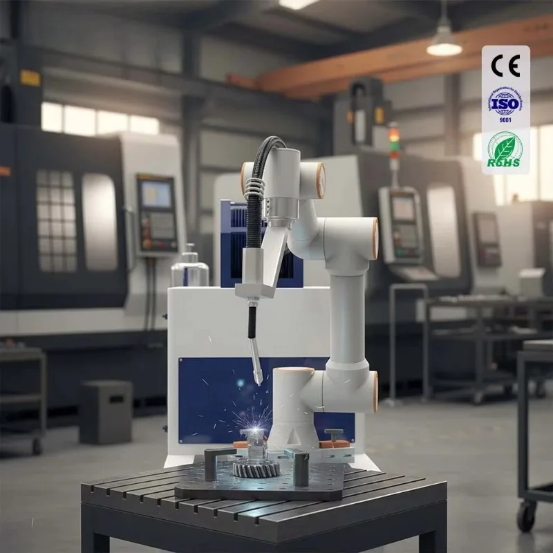 6 Axis Welding Robot with No Programming 3 kW Portable MIG Welding Machine for Automotive Construction & Metal Fabrication