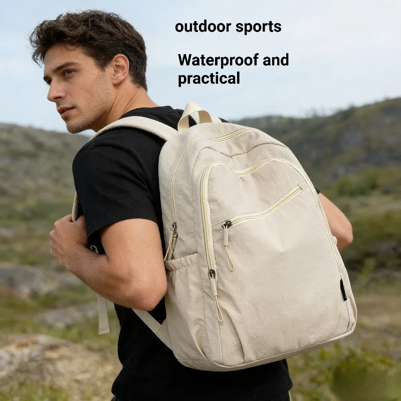 

Практичные, простые, стильные, высококачественные, легкие, повседневные дорожные рюкзаки для мужчин и женщин, вместительные студенческие сумки.