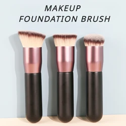 Professional Makeup Brushes Flat Foundation Brush Powder Blush Concealer Contour Brush Women Cosmetic Brush Beauty Make up Tools