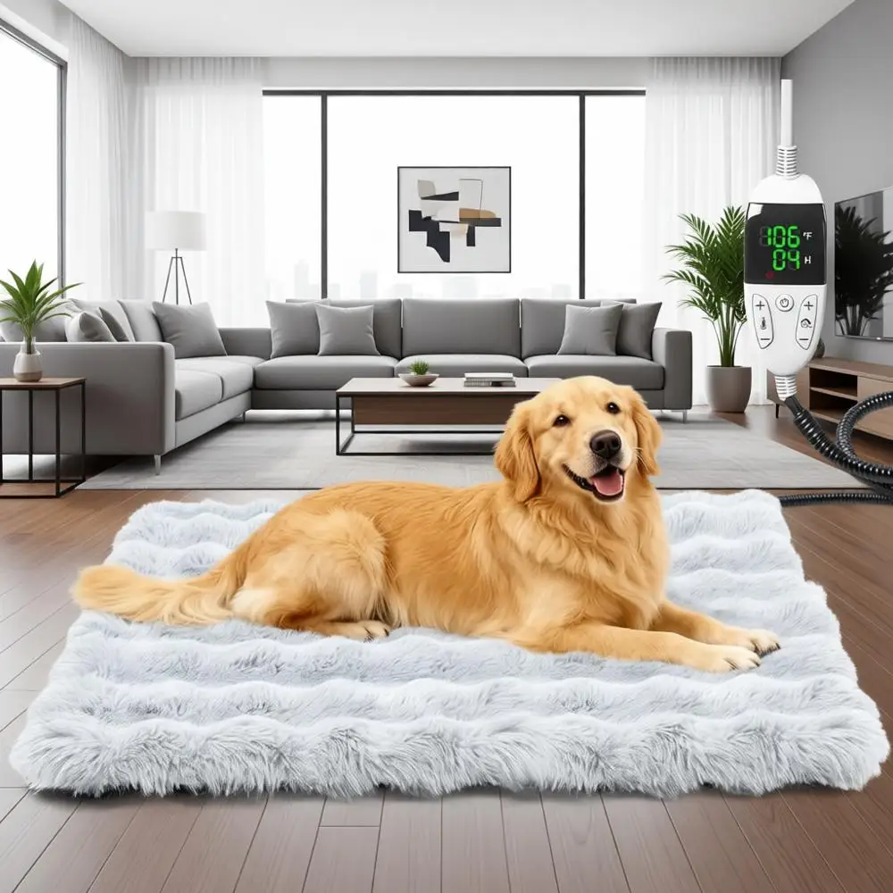 Heated Dog Cat Bed …