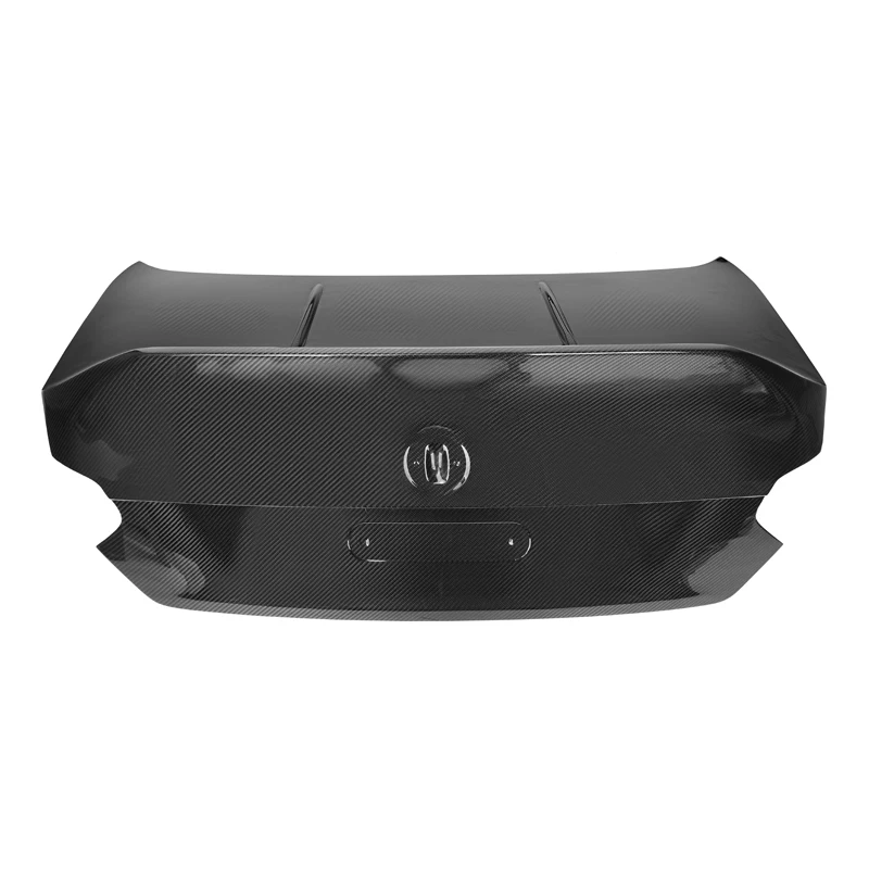 

100% сухая крышка багажника из углеродного волокна в стиле CSL для BMW G42 G87 M2 2023 + сменная задняя крышка багажника автомобиля