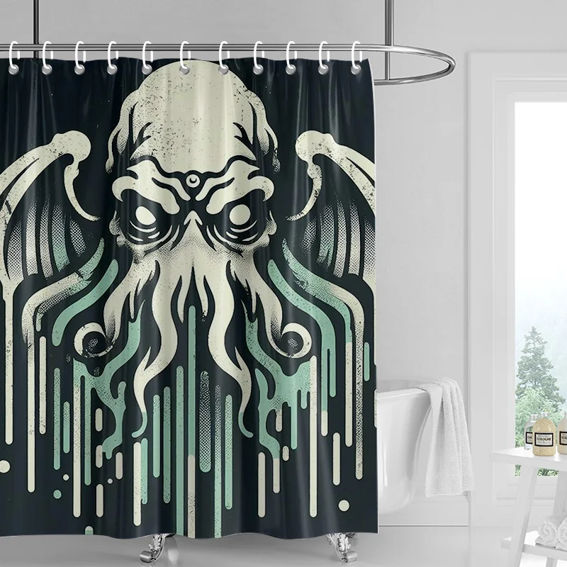 

Скандинавская минималистичная занавеска для душа с морской жизнью, водонепроницаемая занавеска для ванной комнаты, ванны, украшение для дома 180x180 см