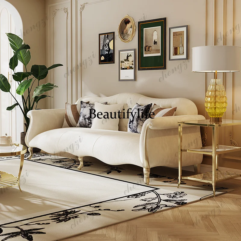 Living Room Sofas Leather Modern Luxury Boneless Living Room Sofas Floor Sectional Divano Soggiorno Furniture Home