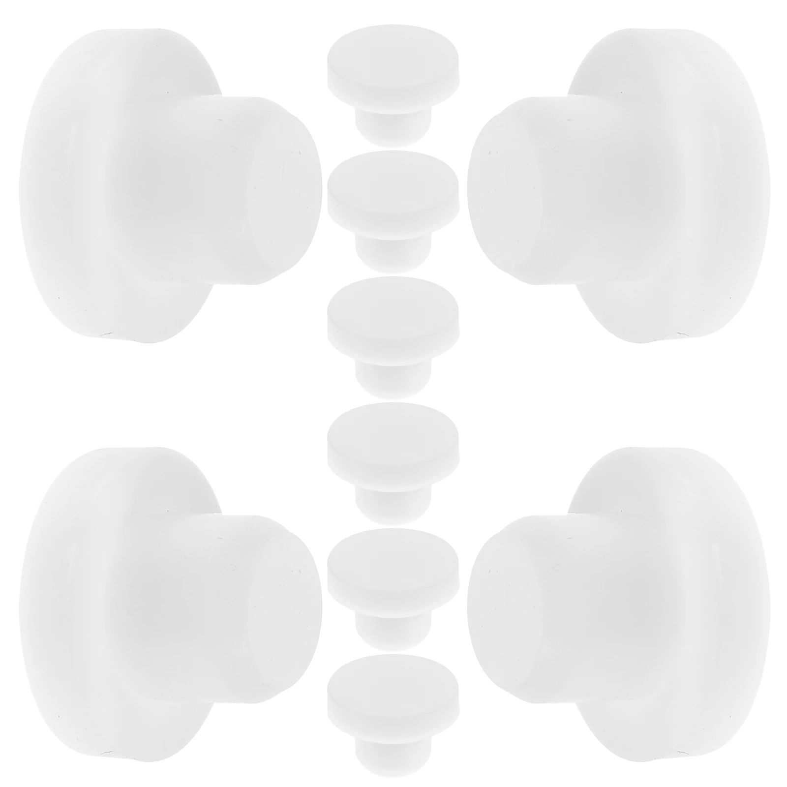 

10pcs Stopper 0.47 Inch Reusable Sealer for Salt Pepper Silicone Stopper Replacement Bottles Plant Pots Pipes Hardware