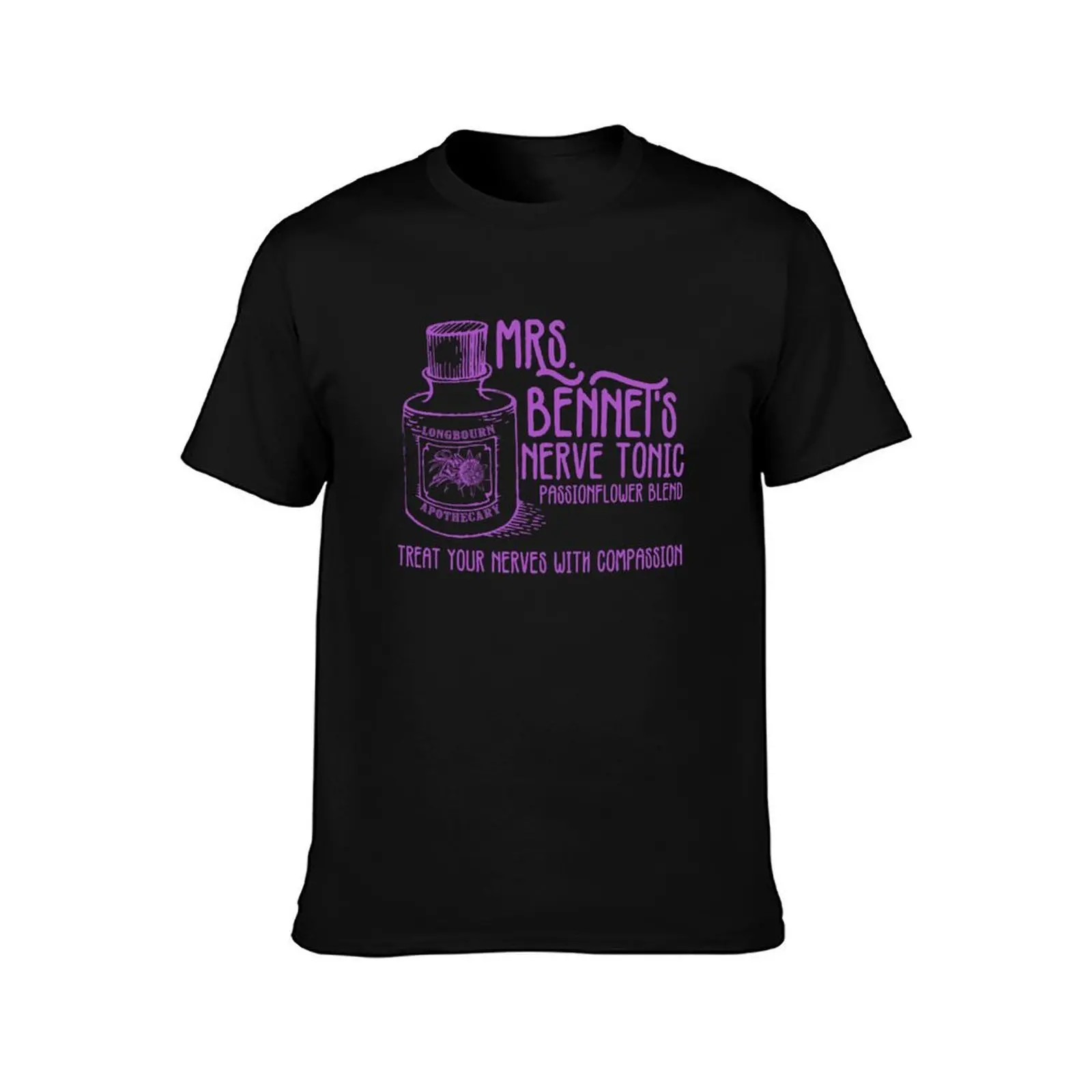 Mrs. Bennet's Nerve Tonic T-Shirt t shirts for man graphic vintage T-Shirt