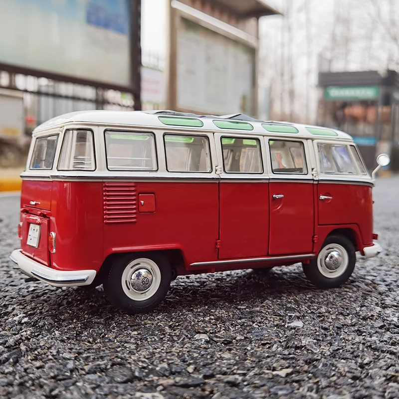 Schuco 1:18 VW T1 Kasten Volkswagen T1 Service car Alloy car model Collection Gift for friends and family