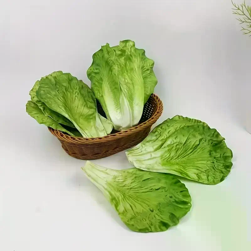 Modèle de Laitue Artificielle Réaliste pour Présentation en Restaurant, Cuisine Domestique et Accessoire de Photographie Culinaire