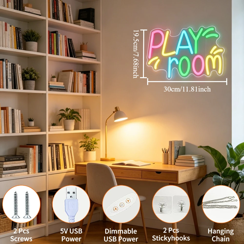 Insegna al Neon per Sala Gioch - Kids Play Zone Toys recensione e prezzo
