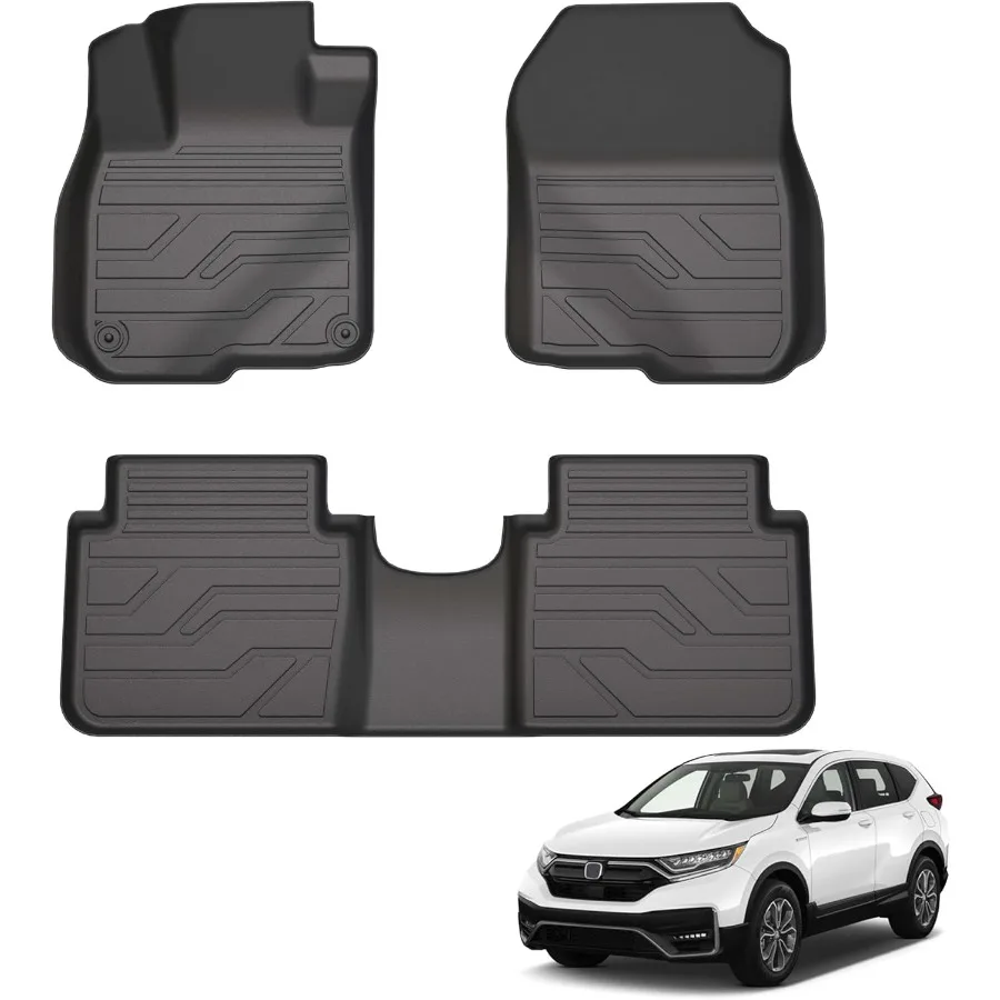 

Всепогодные защитные коврики для Honda CRV 20172022, бензиновые гибридные материал TPE, передние и быстрые рядные автомобильные напольные коврики с