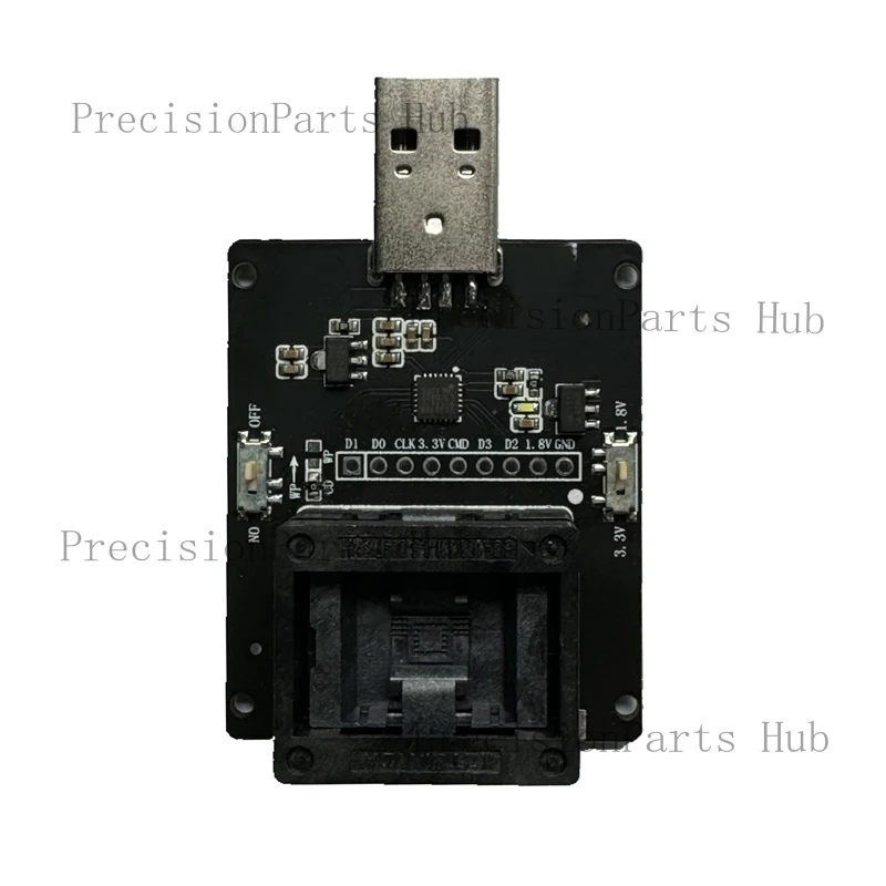 USB2.0 EMMC153 Programmer Read and Write Boot0/1/USER Mirror Copy Data Recovery Capacity Expansion