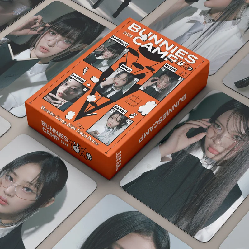 

Spot Goods Korean girl groupNJ BUNNIES Camp 2024Supporting merchandiseLOMOCard 55ZhangNJPhoto Card