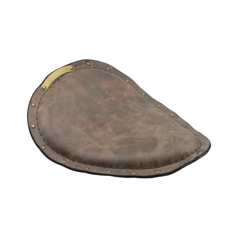 

2PCS motorcycle retro accessories, suitable for Harley Prince modified spring leather seat cushion single seat bag, seat cushion