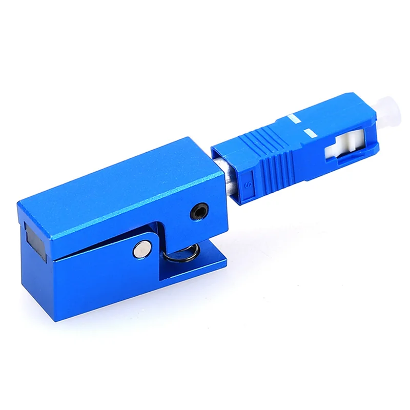 

2X Fiber Optic Adapter Square Type Bare Fiber Adapter SC/UPC Square FTTH Optical Tools Bare Fiber Optic Adapter